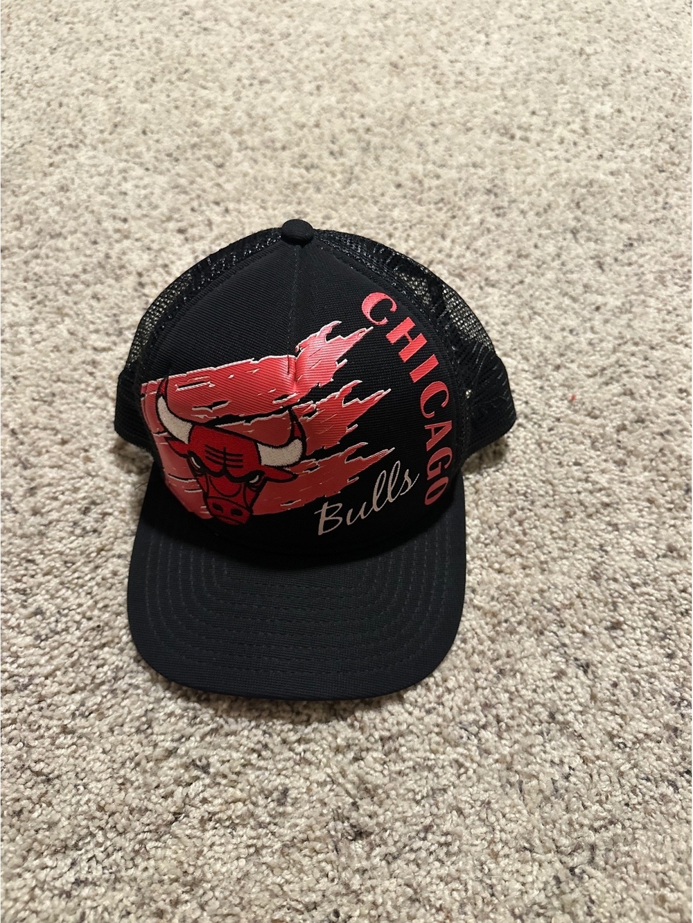 New Era Chicago Bulls 9FIFTY Snapback Hat Black Red